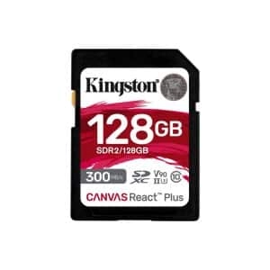 Kingston Technology Canvas React Plus 128 GB SD UHS-II Klasse 10 - 0
