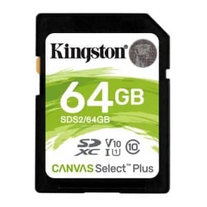 Kingston Technology Canvas Select Plus 64 GB SDXC UHS-I Klasse 10 - 0