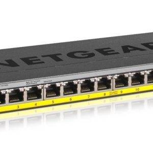 NETGEAR GS116PP Unmanaged Gigabit Ethernet (10/100/1000) Power over Ethernet (PoE) Zwart - 0